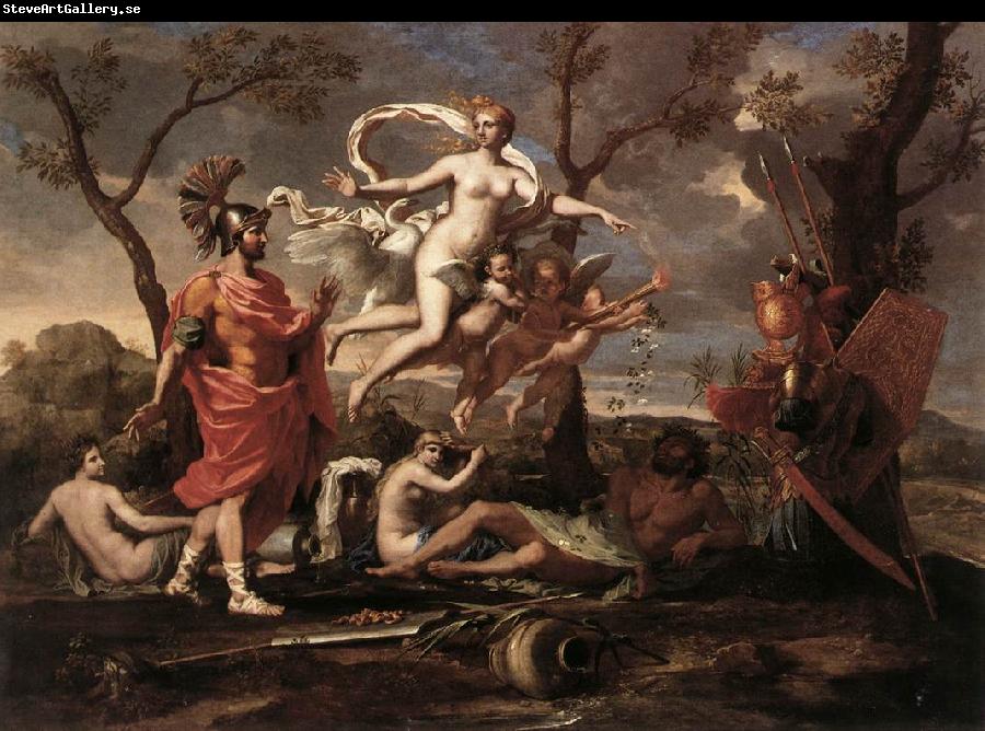 Nicolas Poussin Venus Presenting Arms to Aeneas